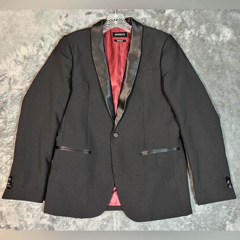 Boys Opposuits Black‎ Suit Jacket and Pants Set - Picture 2 of 12